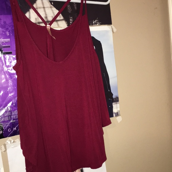 Velvet Red Tank Top - Picture 2 of 4